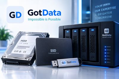 Opslagmedium vraagt om formatteren bij GotData