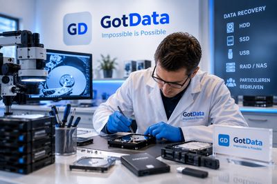Professionele data recovery diensten bij GotData
